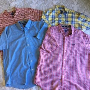 4 Chaps short sleeve button down shirts